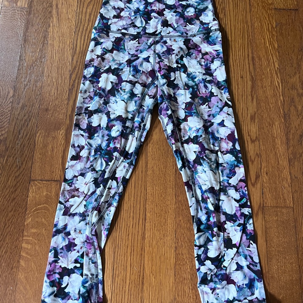 Lululemon align floral pattern size 2